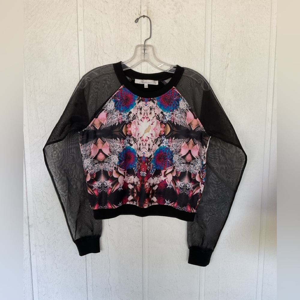 Lovers + Friends Kaleidoscope Floral Printed Top Women’s small
